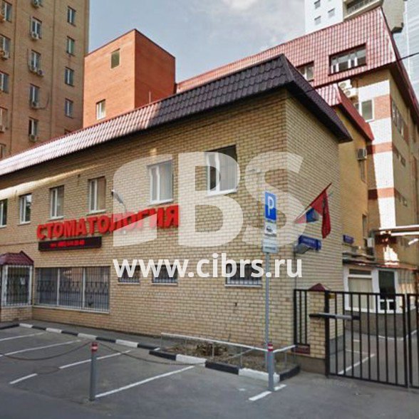 Административное здание Новосущевская 19Б вид с парковки