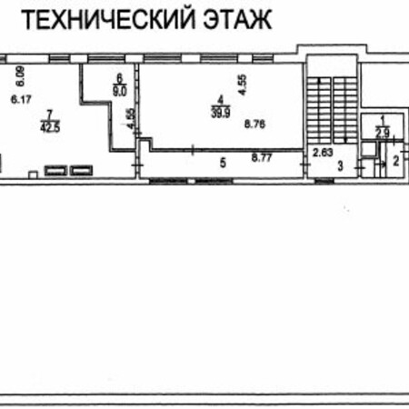 План технического этажа