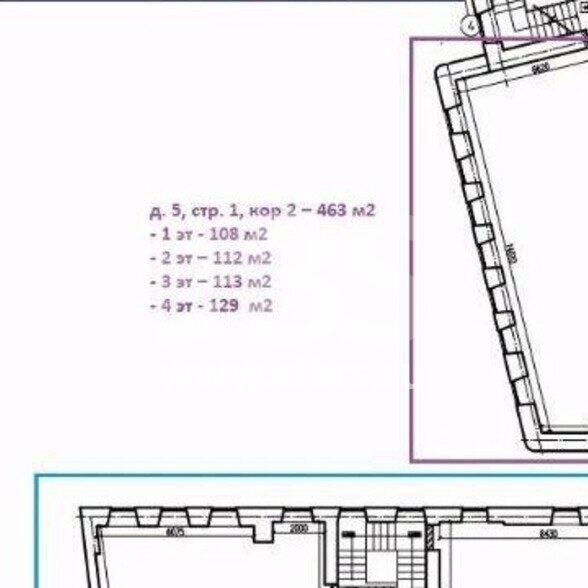 Административное здание Петровский 5с1 планировка